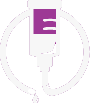 A gastric tube icon for patients who have difficulty swallowing or special needs.